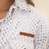 Womens Simply Southern Soft Shacket for Women in White