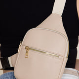 Slim Front Pocket Sling Bag for Women in Beige | TG10421-BEIGE