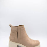 Soda Shoes Rita Lug Booties for Women in Brown