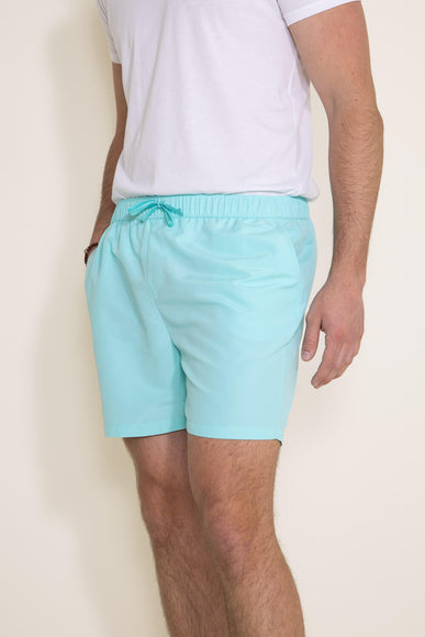 Polyester Volley Shorts for Men in Blue