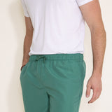 Polyester Volley Shorts for Men in Green