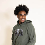 The North Face Bear Hoodie for Men in Green