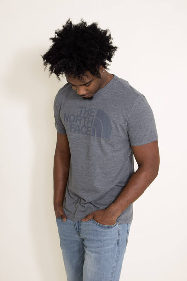 The North Face Half Dome Tri Blend T-Shirt for Men in Grey