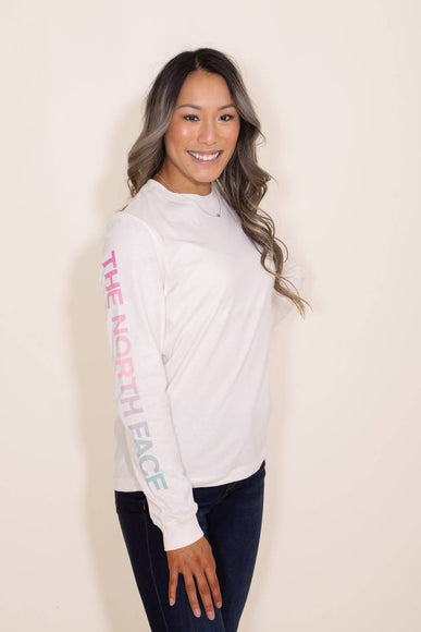 The North Face Long-Sleeve Brand Proud T-Shirt for Women in White