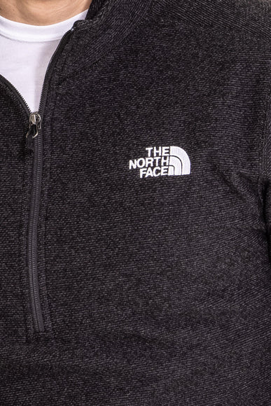 The North Face Textured Cap Rock Quarter Zip for Men in Black