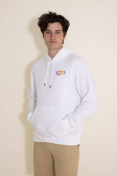 The North Face Pride Hoodie for Men in White Ombre