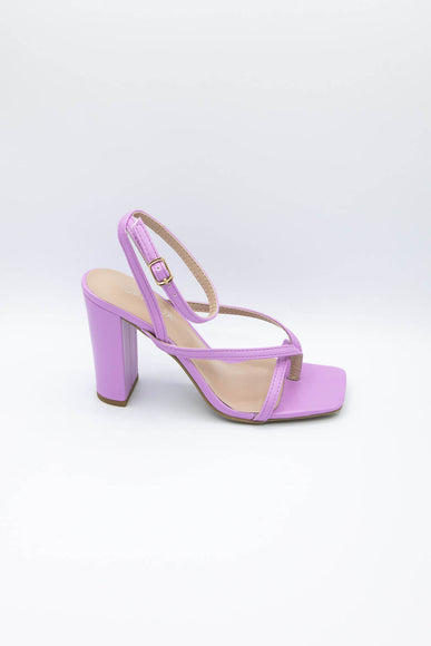 Top Moda Nile Strappy Heels for Women in Purple