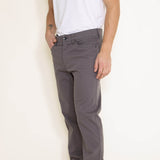 Union Five-Pocket Comfort Twill Pants for Men in Grey