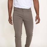 Weatherproof Vintage Faille Performance Pants for Men in Mushroom Brown