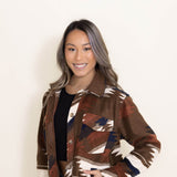 Thread & Supply Tullis Aztec Shacket for Women in Brown
