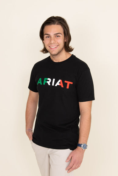 Ariat Viva Mexico T-Shirt for Men in Black