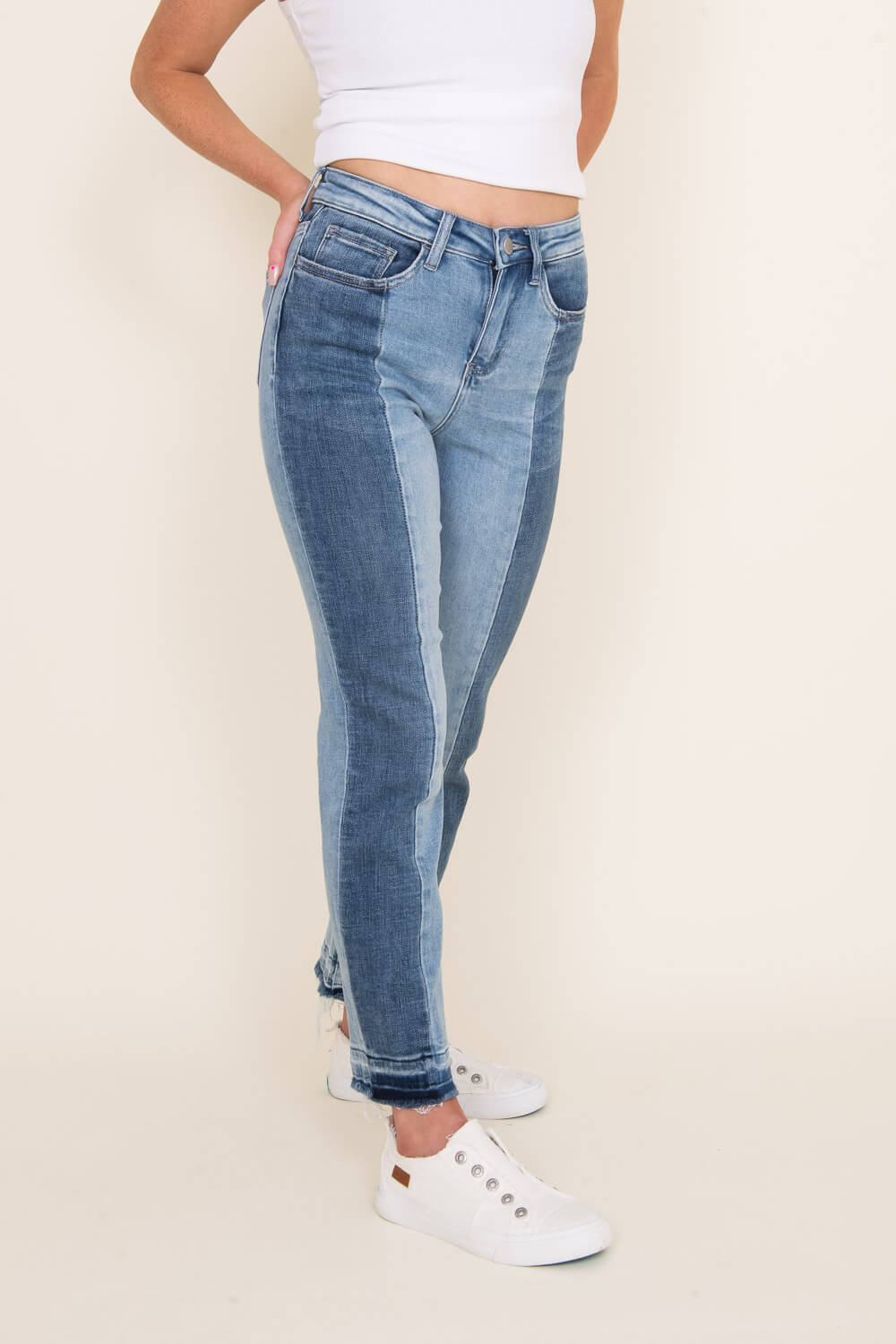 Buy Women Navy Regular Fit Mid Wash Jeans Online - 733006 | Allen Solly
