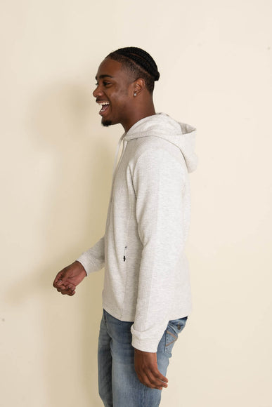 1897 Active Diamond Weave Hoodie for Men in Oatmeal