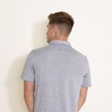 1897 Original Jersey Polo Shirt for Men in Grey