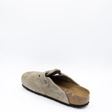 Birkenstock Boston Soft Footbed Clogs for Women in Taupe