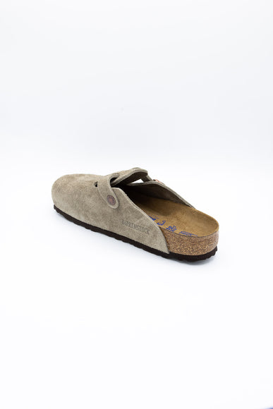 Birkenstock Boston Soft Footbed Clogs for Women in Taupe