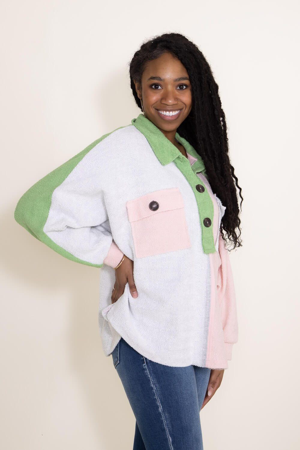 Lazy oaf corduroy jacket top