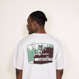 Carhartt Dog Graphic Pocket T-Shirt for Men in Malt