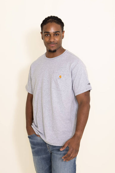 Carhartt Force Pocket T-Shirt for Men in Grey