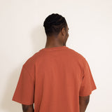 Carhartt K87 T-Shirt for Men in Terracotta Orange