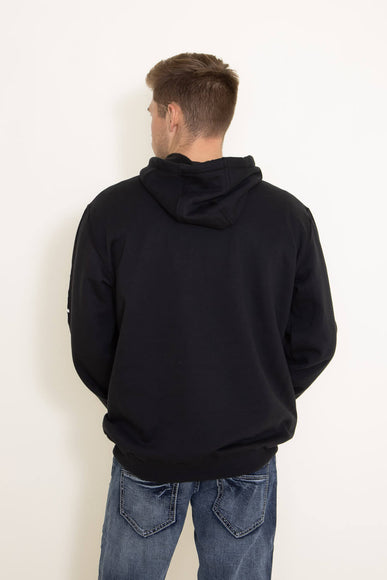 Carhartt Logo Sleeve Graphic Hoodie for Men in Black