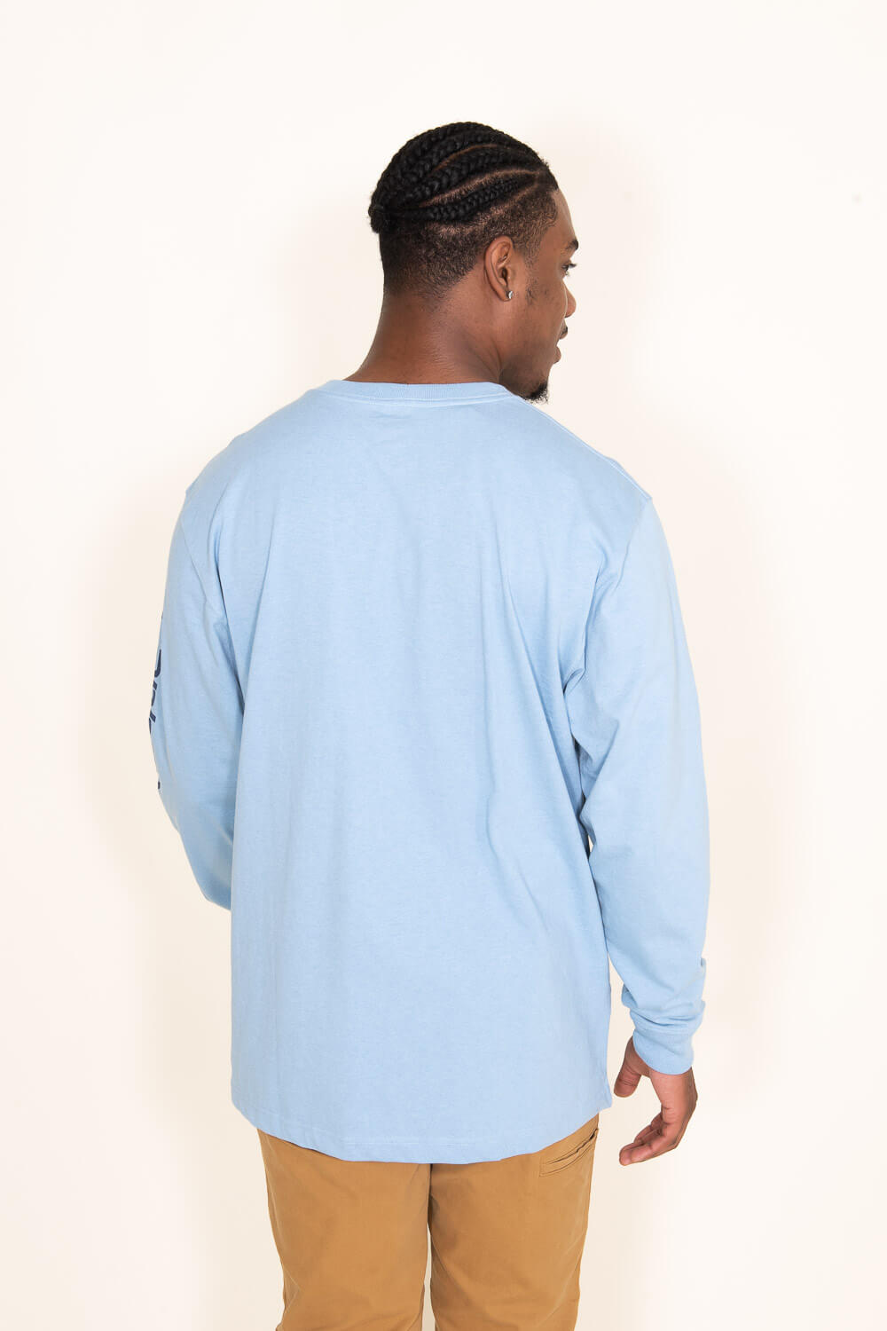 Carhartt Loose Fit Long Sleeve Graphic Tee for Men in Blue