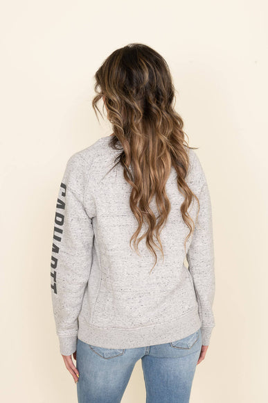 Carhartt Midweight Logo Sweatshirt for Women in Grey