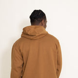 Carhartt Rain Defender Midweight Logo Hoodie for Men in Brown