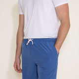 Charles And A Half Volley Stretch Hydro Shorts for Men in Royal Blue 