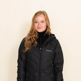 Columbia Heavenly Long Hooded Jacket for Women in Black