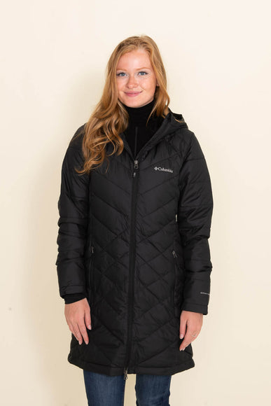 Columbia Heavenly Long Hooded Jacket for Women in Black