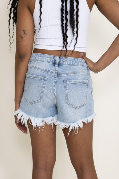 Eunina Lulu Super High Rise Denim Shorts for Women