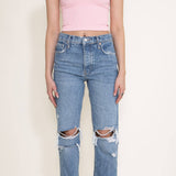 Free People Tapered Baggy Boyfriend Jeans for Women