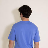 Huk Fishing Huk Stacked Logo T-Shirt for Men in Wedgewood