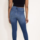 KanCan High Rise Rolled Cuff Ankle Skinny Jeans for Women