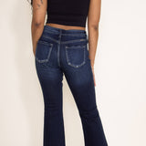 KanCan Mid-Rise Button Flare Jeans for Women