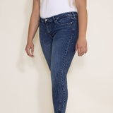 KanCan Temple Mid Rise Ankle Skinny Jeans for Women