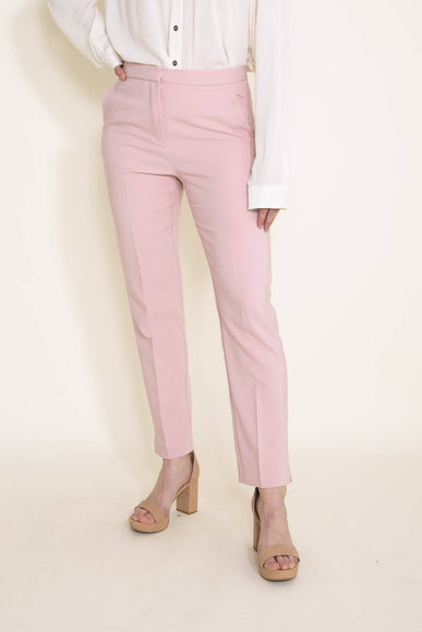 Love Tree Skinny Cropped Dress Pants for Women in Pink