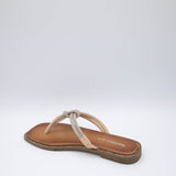 Madden Girl Holis Flip-Flops for Women in Silver