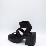 Madden Girl Temple Platform Heels for Women in Black
