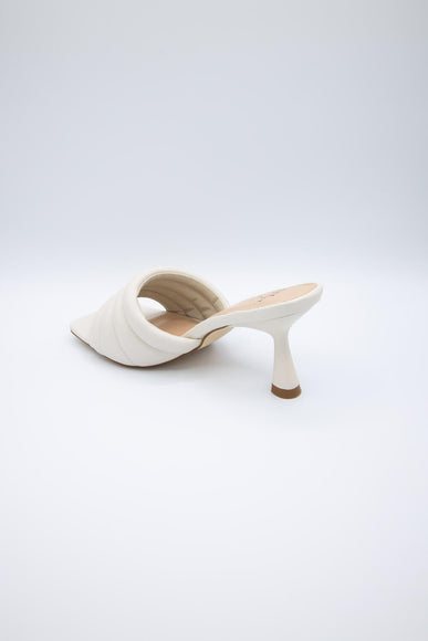 One Planet by Qupid Jaylove Kitten Heels for Women in Off White