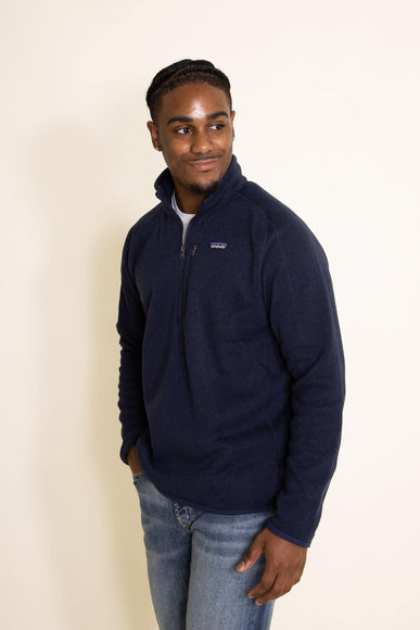 Patagonia Men's Better Sweater 1/4-Zip in Navy