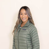 Patagonia Women's Down Sweater Jacket in Green