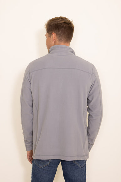 Patagonia Men's Micro D Fleece Zip Pullover in Grey