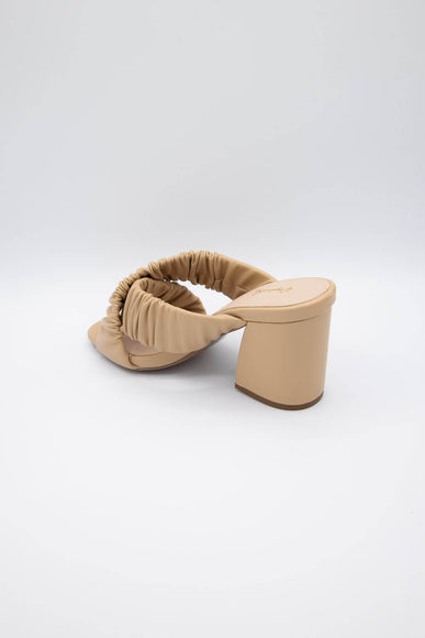 Qupid Shoes Cannoli Heels for Women in Brown