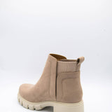 Soda Shoes Rita Lug Booties for Women in Brown