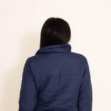 The North Face Mossbud Insulated Reversible Jacket for Women in Navy