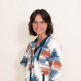 Thread & Supply Braxton Shacket for Women in Aztec Blue