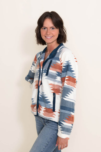 Thread & Supply Braxton Shacket for Women in Aztec Blue