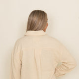 Thread & Supply Harlow Shacket for Women in Cream